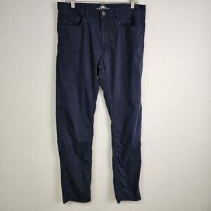 Faherty Coolmax Lightweight Chinos Navy Stretch Moisture Wicking Sz 32 X 31